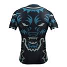 PRIDE OR DIE wolfpack v3 short sleeve RASHGUARD - BLACk